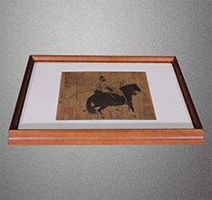 台儿庄书画装裱配框服务案例